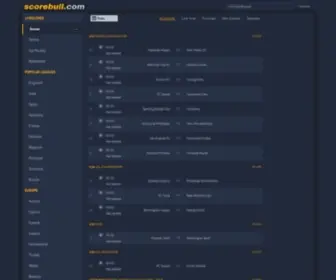 Scorebull.com(Soccer) Screenshot
