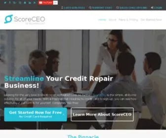 Scoreceo.com(Best Credit Repair Business Software For Professionals) Screenshot