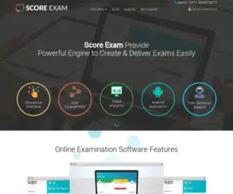 Scoreexam.com(Online Examination Software) Screenshot