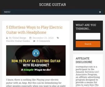 Scoreguitar.com(Score Guitar) Screenshot