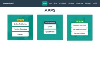 Scorekhel.com(ScoreKhel) Screenshot