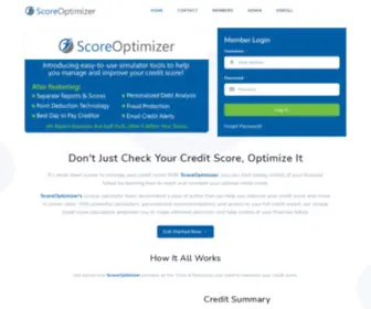 Scoreoptimizer.com(Credit report) Screenshot