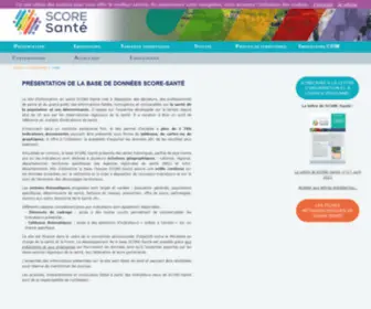 Scoresante.org(Déplacé) Screenshot