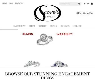 Scoresdiamondjewelers.com(Score's Jewelers) Screenshot