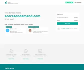 Scoresondemand.com(scoresondemand) Screenshot