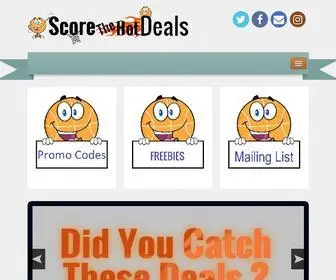 Scorethehotdeals.com(Score The Hot Deals) Screenshot