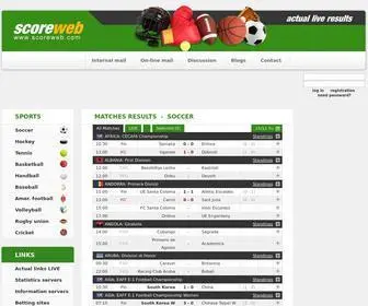 Scoreweb.com Screenshot