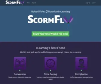 Scormfly.com(Scormfly) Screenshot