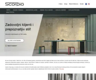 Scorpiodekori.com(Oprema za dizajn enterijera) Screenshot