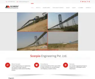 Scorpioengg.com(Scorpio Engineering Pvt Ltd) Screenshot