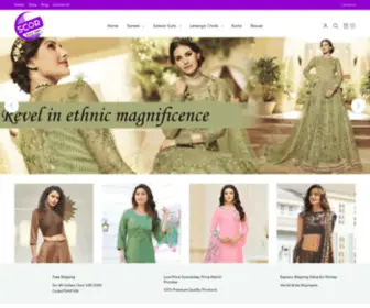 Scorpiofabrics.in(An Online Traditional Clothing Store For Women) Screenshot