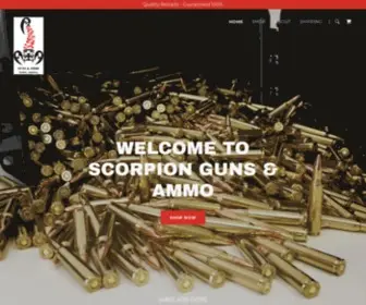 Scorpionammo.com(Scorpion Guns & Ammo) Screenshot