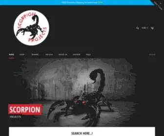 Scorpionprojects.com.au(Create an Ecommerce Website and Sell Online) Screenshot