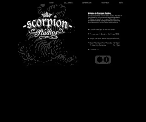 Scorpionstudiostattoo.com(Scorpion Studios) Screenshot