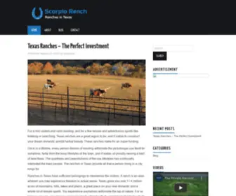 Scorpioranch.com(Scorpio Ranch) Screenshot