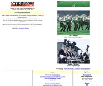 Scorpsboard.com(Drum Corps Scores) Screenshot