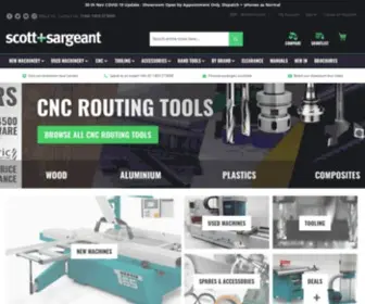 Scosarg.com(Industrial woodworking machines in stock) Screenshot