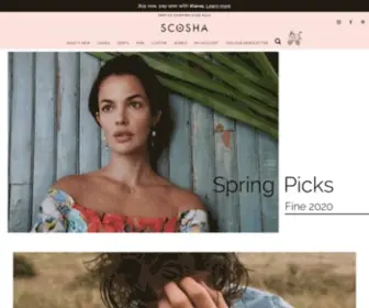 Scosha.com(Handcrafted Jewelry in Brooklyn) Screenshot