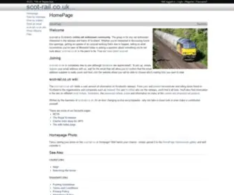 Scot-Rail.co.uk(Scotland's Online Railway Community) Screenshot