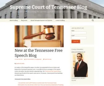Scotblog.org(Supreme Court of Tennessee Blog) Screenshot