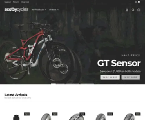 Scotbycycles.co.uk(Scotby Cycles) Screenshot