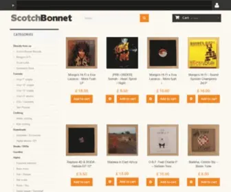Scotchbonnet.net(Scotch Bonnet Records) Screenshot