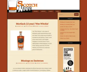 Scotchnoob.com(Scotch talk for the new generation of Scotch drinkers) Screenshot