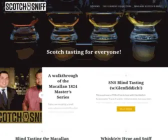 Scotchnsniff.com(Scotch tasting for everyone) Screenshot