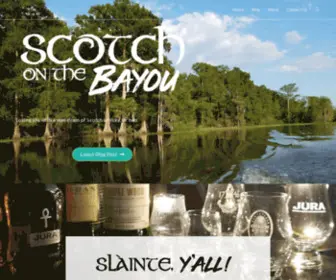 Scotchonthebayou.com(Scotch on the Bayou) Screenshot