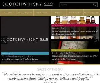 Scotchwhisky.com(Scotch Whisky) Screenshot