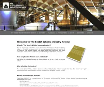 Scotchwhiskyindustryreview.com(The Scotch Whisky Industry Review) Screenshot