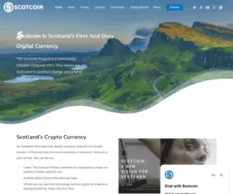 Scotcoinproject.com(Scotland's Digital Currency) Screenshot