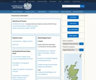 Scotcourts.gov.uk(Scottish Courts) Screenshot