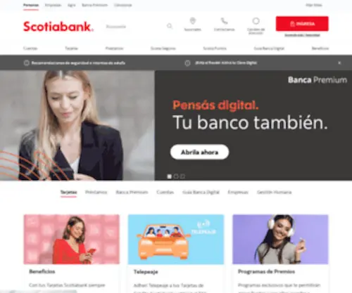 Scotiabank.com.uy(Scotiabank Uruguay) Screenshot