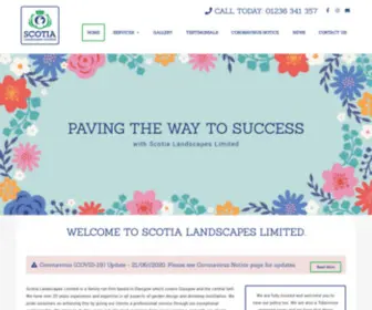 Scotiadriveways.co.uk(Scotia Driveways based in Glasgow) Screenshot