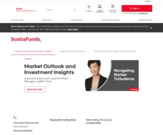 Scotiafunds.com(ScotiaFunds) Screenshot