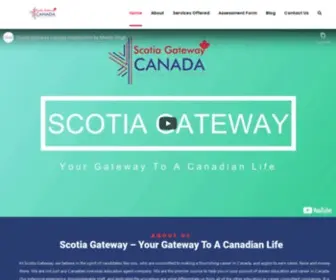 Scotiagatewaycanada.com(Study Abroad Consultant) Screenshot