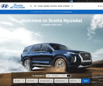 Scotiahyundai.com(Scotia Hyundai) Screenshot