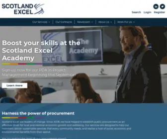 Scotland-Excel.org.uk(Scotland Excel) Screenshot