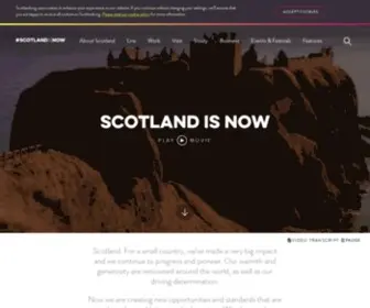 Scotland.org(The official gateway to Scotland) Screenshot