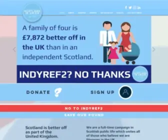 Scotlandinunion.co.uk(Scotland in Union) Screenshot