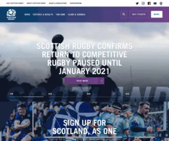 Scotlandrugbytravel.com(Scottish Rugby) Screenshot