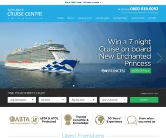 Scotlandscruisecentre.co.uk(Fantastic Cruise Deals for 2022) Screenshot