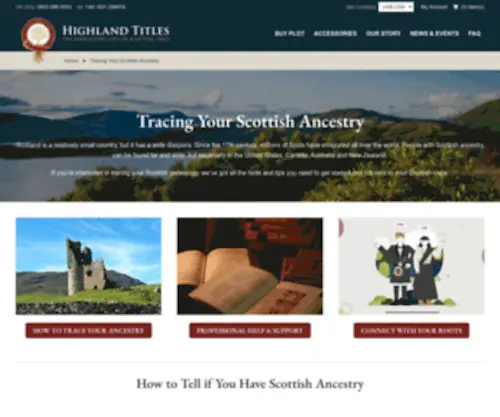 Scotlandsdna.com(Scotlandsdna) Screenshot