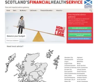 Scotlandsfinancialhealthservice.gov.uk(Scotland's Financial Health Service) Screenshot