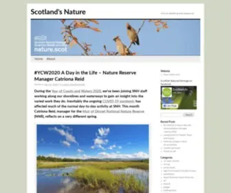 Scotlandsnature.blog(Scotland's nature) Screenshot