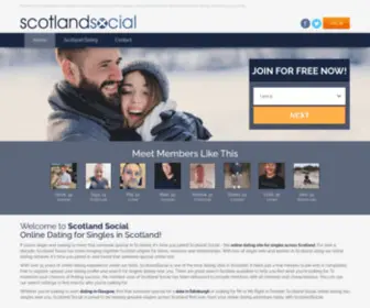 Scotlandsocial.co.uk(Scottish Online Dating Site for Singles in Scotland) Screenshot