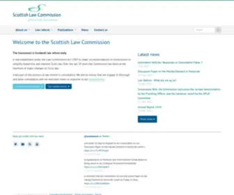 Scotlawcom.gov.uk(Scottish Law Commission) Screenshot