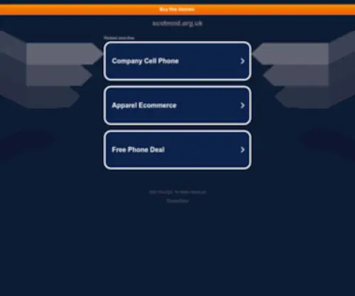 Scotmnd.org.uk(This domain may be for sale) Screenshot