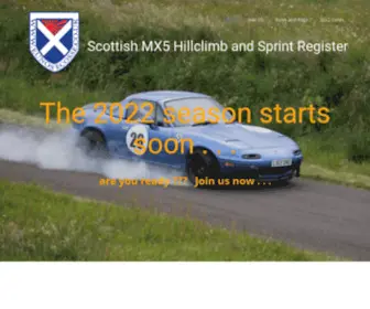 Scotmx5Hillsprintreg.co.uk(Eunos Ecosse) Screenshot